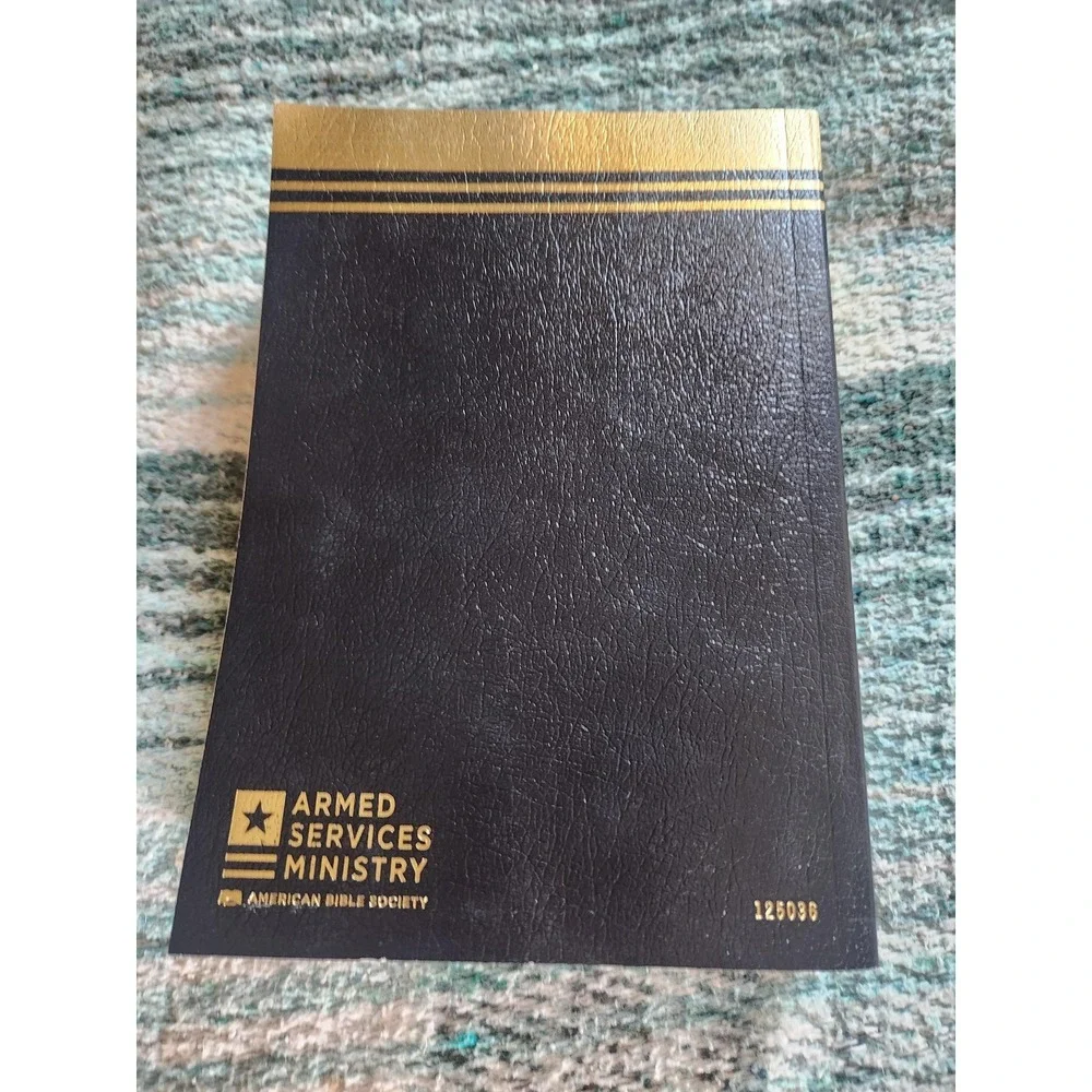 Holy Bible KJV Extra Large Print U.S. Veteran‎ Armed Services Ministry PB Black